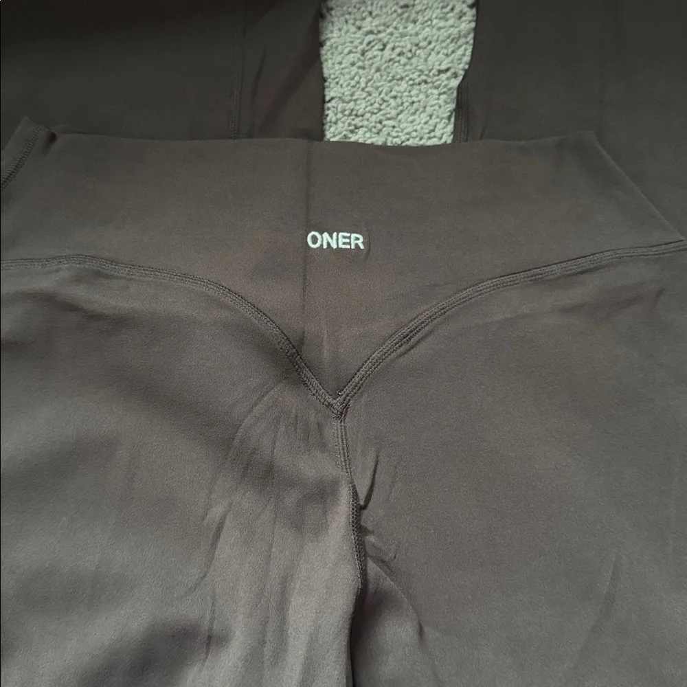 Oner Active Dark Umber Brown Straight Leg Pants - Picture 3 of 5